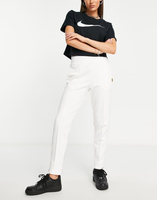 NikeCourt Dri-FIT Heritage Women's Fleece Tennis Pants - White | Tennis Only