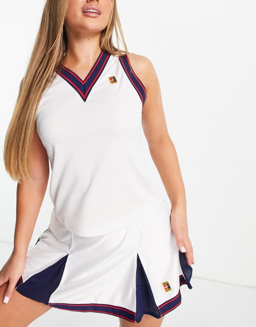 Nike Court Dri-FIT Slam pleated skirt in white, 4 of 4