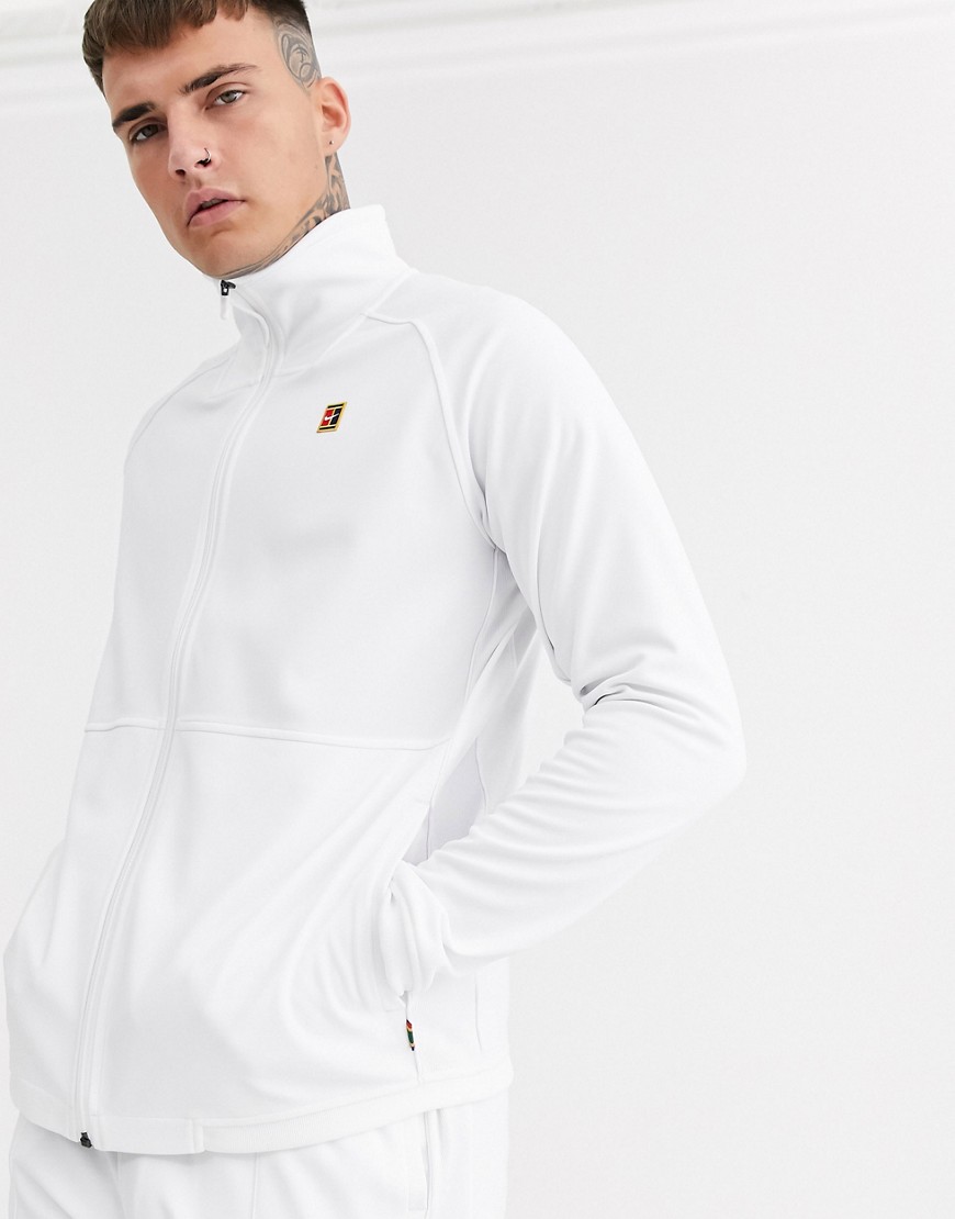 Nike Court Essential track jacket in white