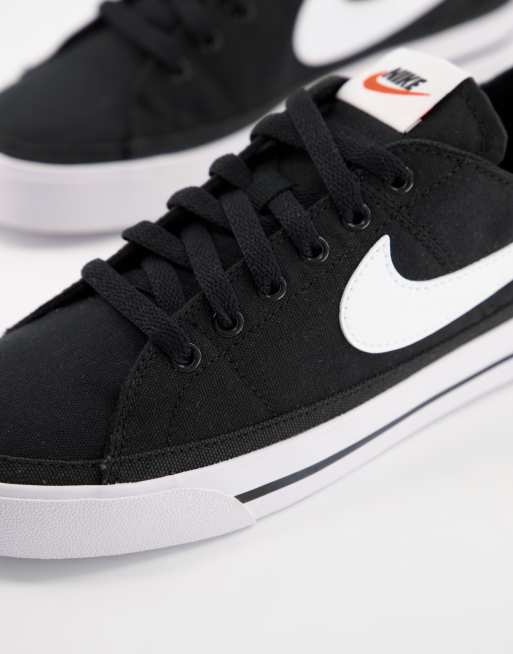 Nike black shop cloth shoes