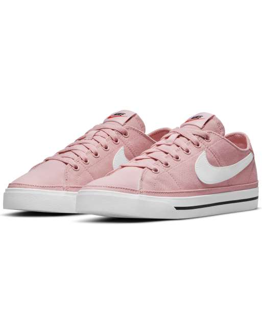 Pink nike canvas store shoes