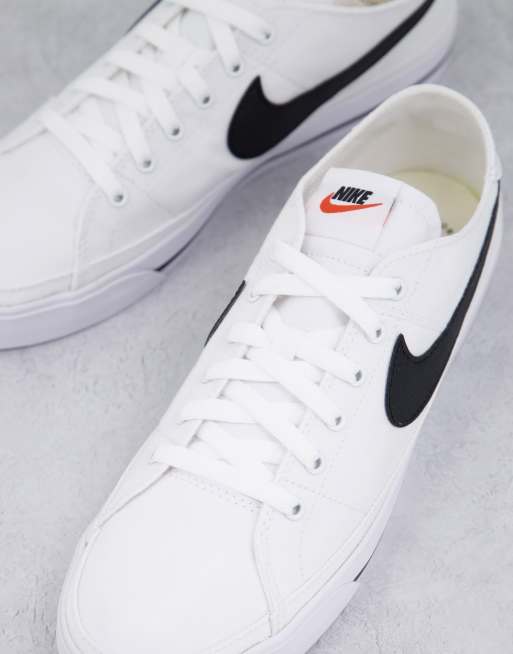 Tenis negro nike discount wmns primo court canvas