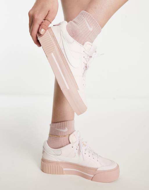 Statistisch jeugd Opera Nike Court Legacy Lift sneakers in pink | ASOS