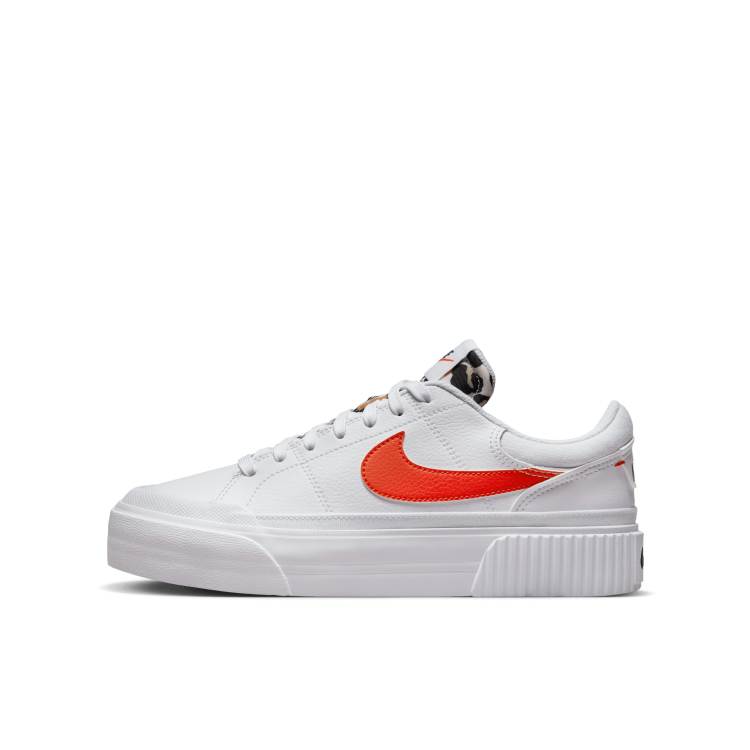 Nike Womens Court Legacy, White/Desert Ochre/Team Orange/Black, 6 :  : Clothing, Shoes & Accessories