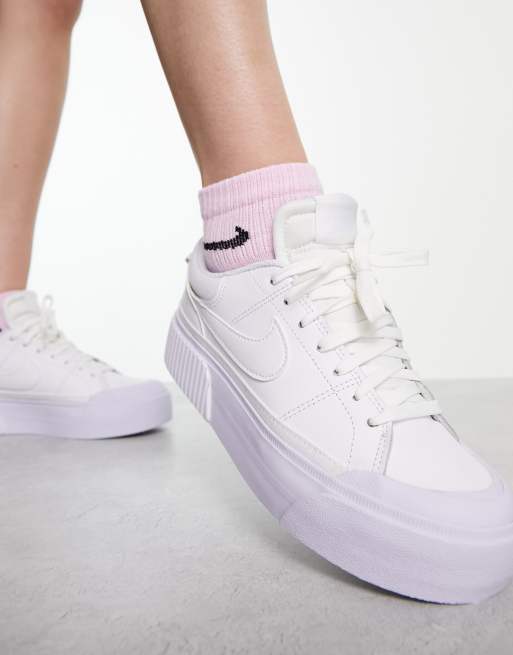 Nike Court Legacy Lift sneakers in white | ASOS