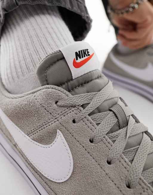 Grey nike cheap suede shoes