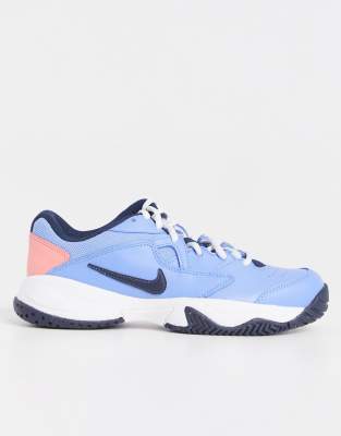nike court lite 2 trainers in blue