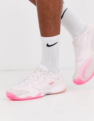 Nike Court Lite 21 PRM QS sneakers in pink | ASOS
