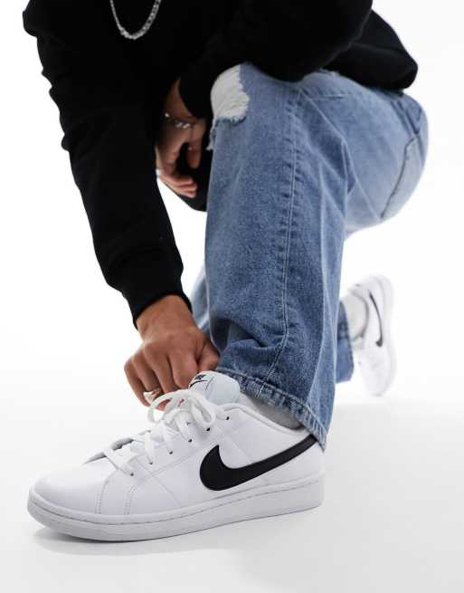 Nike Court Royale 2 Next sneakers in white and black ASOS