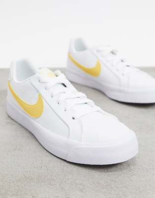 nike court royale yellow