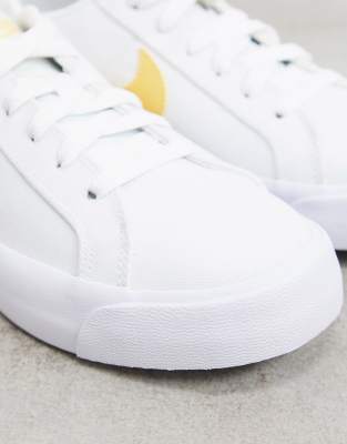 nike court royale white gold