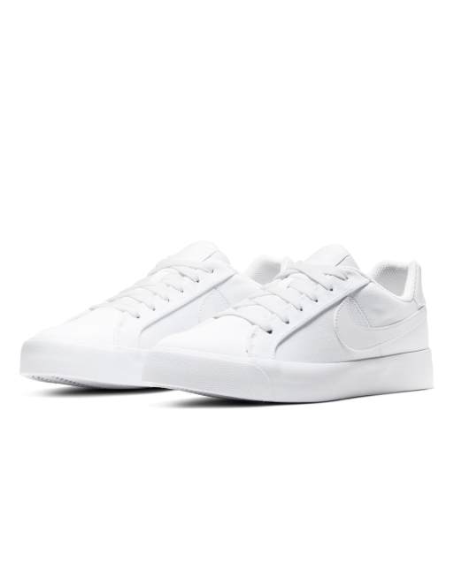 Nike women's court 2025 royale ac sneakers white