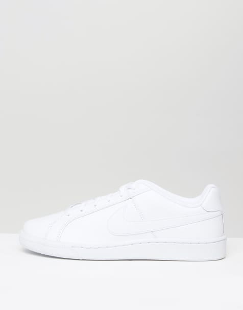 Nike Court Royale Low trainers in triple white - WHITE - view 1