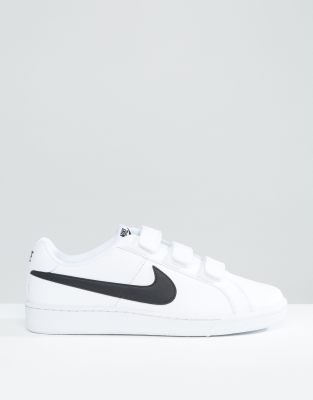 nike court royale white with black swoosh