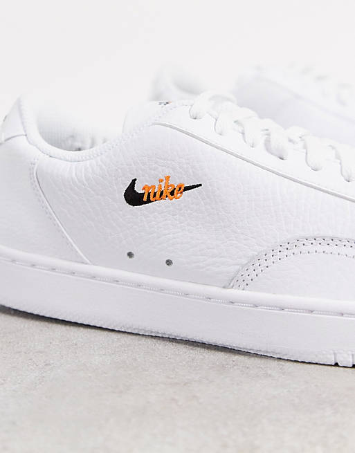 سعر Nike Court Vintage Premium leather sneakers in white سعر