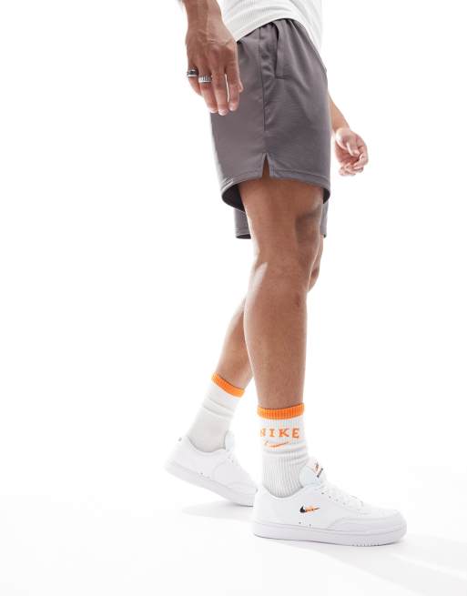 nike court premium leren sneakers in wit