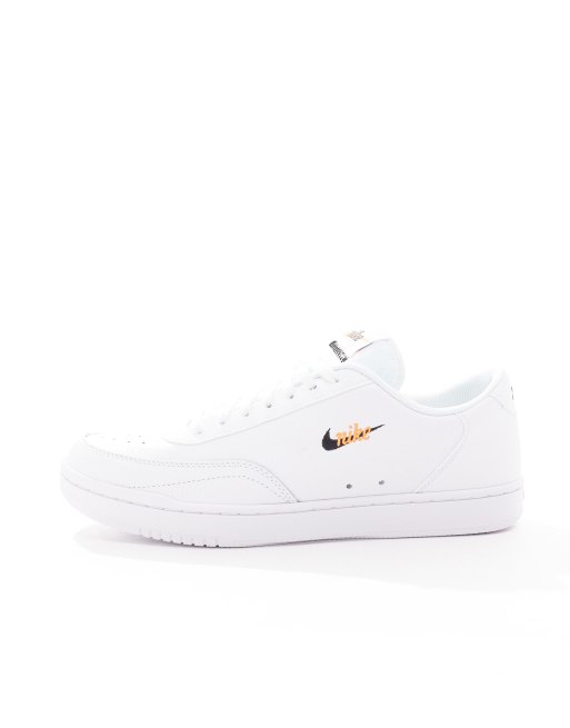 Nike bianche pelle deals