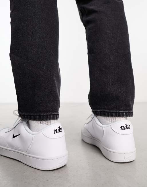 Nike - Court Vintage - Sneakers i hvid og sort, 4 af 4