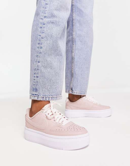 Nike Court Vintage sneakers in pink and white
