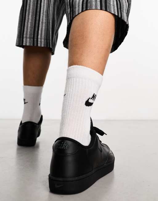 Nike - Court - Vintage sneakers in zwart , 2 van 4