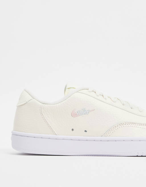 Nike Court Vintage Trainers In Cream Asos