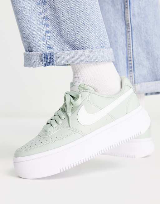 nike court vision alta green