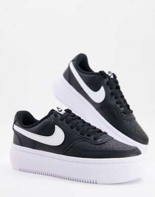 Nike Court Vision Alta sneakers in black
