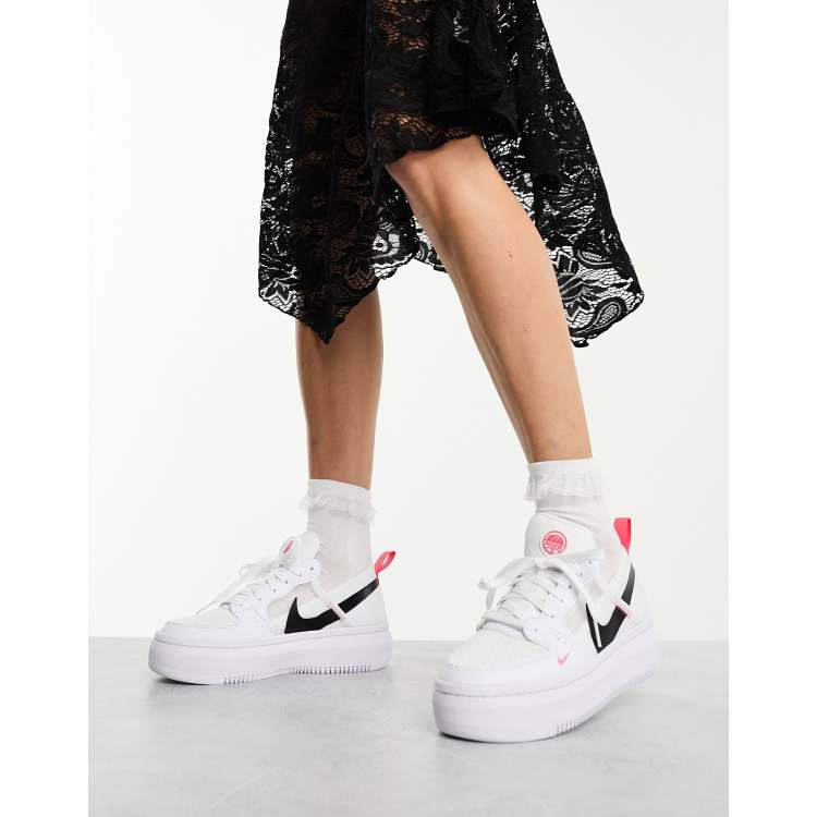 Air Force 1 '07 LV8 Utility - White/Black  Black nike shoes, White nike  shoes, White nike shoes womens