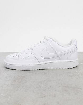 nike court vision white low