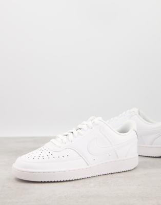 nike white low court vision