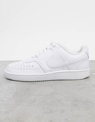 white nike vision low