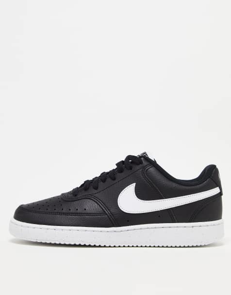Nike Court Vision Low Next sneakers in black and white - view 1