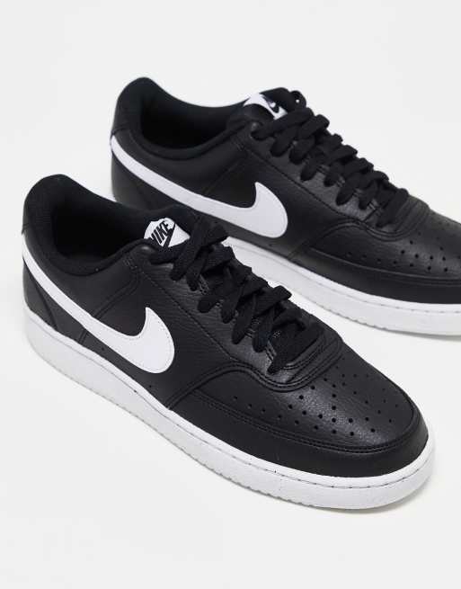 Nike Court Vision Low Next sneakers in black and white, 2 of 4