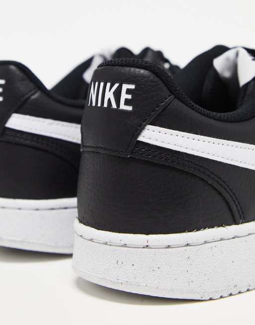 Nike Court Vision Low Next sneakers in black and white, 3 of 4