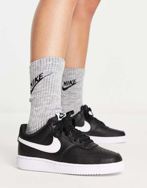 Nike court vision low blanche hot sale