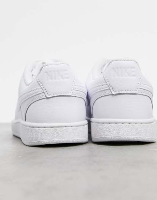 Nike Court Vision Low sneakers in triple white