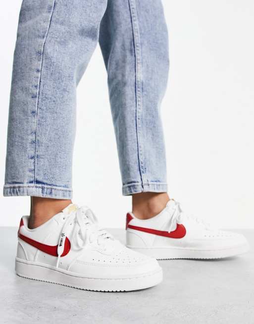 nike court vision low red