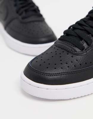 nike white court vision low trainers