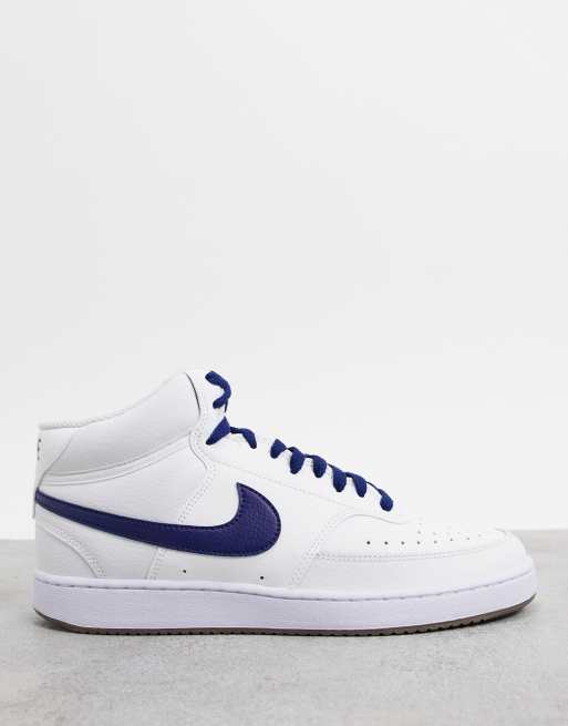 nike court vision white mid