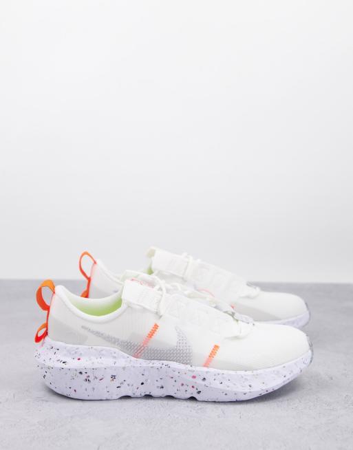 Nike - Crater Impact - Sneakers bianche, grigie e arancioni