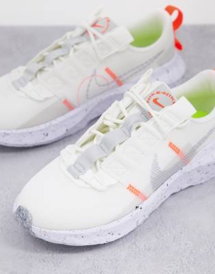 nike crater impact white orange