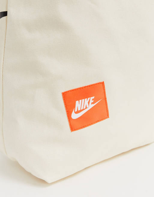 Nike - Logo-Appliquéd Cotton-Canvas Tote Bag - Neutrals Nike