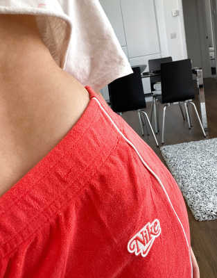 nike towelling joggers