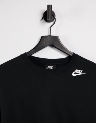 nike drawstring waist cropped sweatshirt