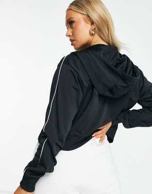 cropped nike zip up