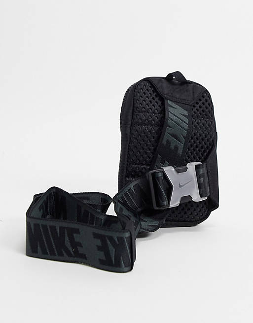 Nike cross body bag with branded straps in black | ASOS