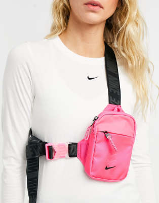 pink nike cross body bag