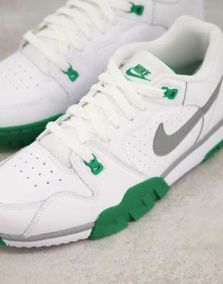 white cross trainers