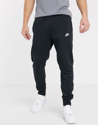nike air cuffed joggers in black