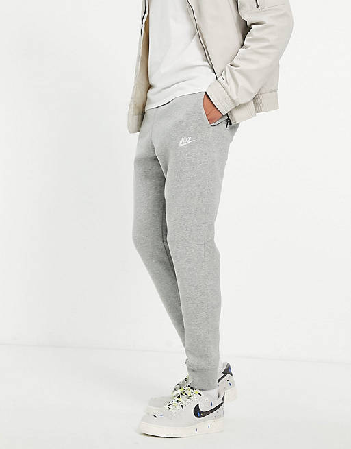 Nike cuffed Club jogger in grey BV2671-063 | ASOS